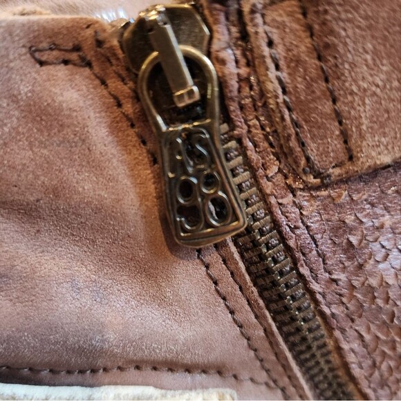 A.S. 98 Womens Leather Ankle Boot Booties  EU 40 / 9-9.5 Low Ankle Boots - Picture 5 of 9